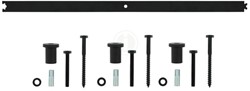 TUSSENRAIL RECHT INTERSTEEL CE schuifdeursystemen*incl.bevestiging