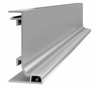 GREEPPROFIEL GOLA L LED   MEFF CE zilver geanodiseerd*Lengte 3500mm