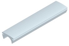 AFDEKPROFIEL GOLA L/C LED   MEFF CE kunststof transparant*Lengte 3500mm