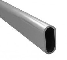 GARDEROBEBUIS GARDELUX-I HERMETA CE aluminium zwart gecoat                 *5000mm
