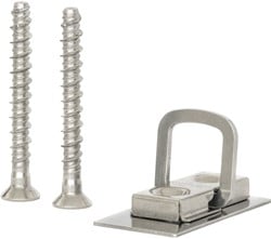 BORGINGSPUNT EN-795 RVS MARK CE ankerplaat + betonschroef*0,7/1,5kN*