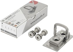 BORGINGSPUNT EN-795 RVS MARK CE ankerplaat met bout   40mm*9/12kN*