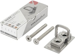 BORGINGSPUNT EN-795 RVS MARK CE ankerplaat met bout 100mm*9/12kN*