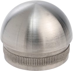 AFDEKKAP HALFROND CROSO CE voor leuningprofiel ø42,4mm