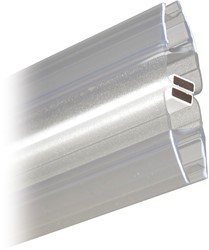 MAGNEETPROFIEL 180ø KL MEGLA CE met aanslag *glasdikte 6-8mm*
