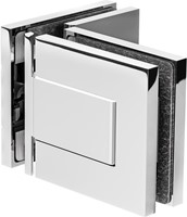 DOUCHEDEURSCHARNIER DORMA GLAS CE messing glansverchroomd* 90°*glas-glas*