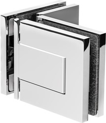 DOUCHEDEURSCHARNIER DORMA GLAS CE messing glansverchroomd* 90°*glas-glas*