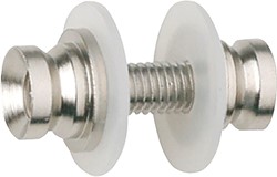 BEVESTIGINGSSET 8-60 MARCHESI CE hout/glas/metaal*dubbelzijdig