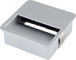 KABELDOORVOER BORSTEL PAMAR CE zink aluminium kleur*met stofborstel*