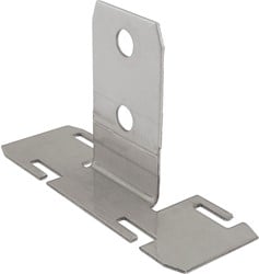 BEVESTIGINGSHOEK C/L SCHÜCO CE aluminium*voor C & L greeplijsten*