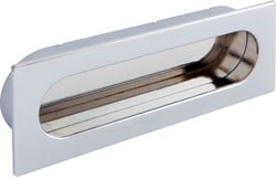 INLAATKOM RECHTHOEK SIRO CE zink chroom gepolijst*infrees 121x39mm