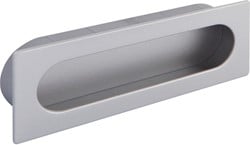 INLAATKOM RECHTHOEK SIRO CE aluminium look*infrees 121x39mm