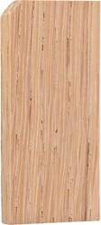 EINDKAPPEN HOUT L MEFF CE massief eiken*voor L-profiel hout*