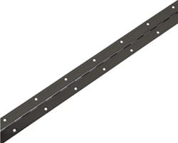 PIANOSCHARNIER GEBOORD SCHACHERMAYER CE staal zwart gebruineerd*stift ø1,7mm*L=1740mm*