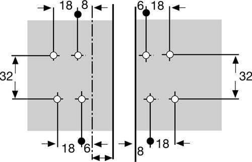 MEUBELSCHARNIER EASY-ON CE voor stompe deuren*opschroef-2