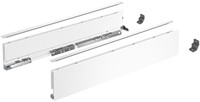 ZIJWANDEN AvanTech YOU 3D HETTICH CE staal wit gecoat   *R/L*z/ frontbevestiging*