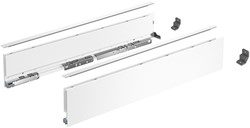 ZIJWANDEN AvanTech YOU 3D HETTICH CE staal wit gecoat   *R/L*z/ frontbevestiging*