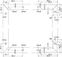 GLASFRAMEPROFIEL ANKOR  CINETTO CE aluminium zwart*glas 4mm*(L= 6100mm)-3