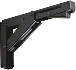 OPKLAPCONSOLE PROFI RVS LAMP CE rvs zwart      *zonder demping*56kg*