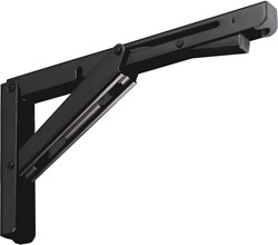 OPKLAPCONSOLE PROFI RVS LAMP CE rvs zwart      *zonder demping*50kg*