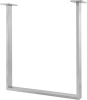 TAFELPOOT U-MODEL SIMAUSROM CE rvs geborsteld*verstelbaar*max.120kg