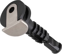 PLANKENDRAGERS 2dlg EFFEGIBREVETTI  CE zamac vernikkeld/zwart *voor plank >18mm-2