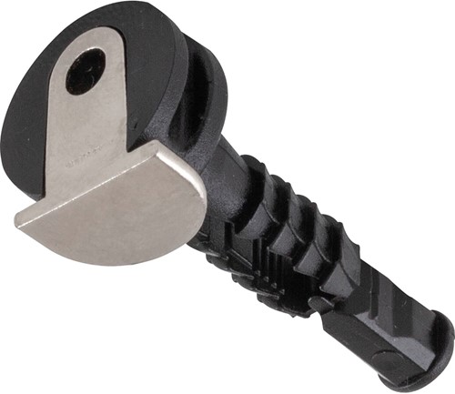 PLANKENDRAGERS 2dlg EFFEGIBREVETTI  CE zamac vernikkeld/zwart *voor plank >18mm-2