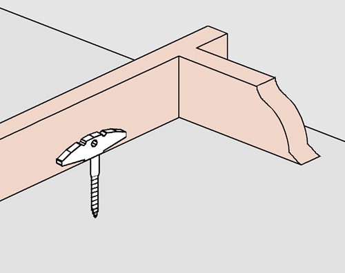 HOUTVERBINDER STAAL LAMIFIX CE staal verzinkt*boren ø4mm*(45x12x4mm)-2