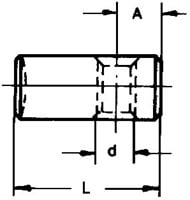 DWARSMOER GLEUF MEFF CE voor verbindingsschroef M6-2