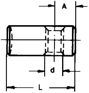 DWARSMOER GLEUF MEFF CE voor verbindingsschroef M6-2