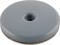 MEUBELGLIJDER ROND        MEFF CE HD-Polyethyleen*teflon*met schroef
