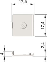 AFDEKKAPJE PLANKDRAGER ITALIANA® CE-2