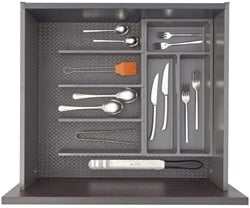 BESTEKINDELING CONNECT NINKA CE kunststof grijs*voor diepte 500/550*