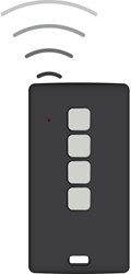 AFSTANDSBEDIENING CINETTO CE *voor B-Moved & Wave sensor*