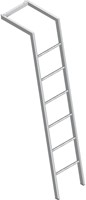 BIBLIOTHEEKLADDER SCALA CINETTO CE staal zwart gecoat*lange arm   479mm*-2