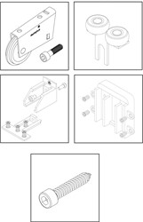BESLAGGARNITUUR ZWAAR    RIMA CE 18-25mm*d=363-490mm*max. 360kg*