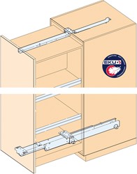 APOTHEKERSKASTGELEIDER EKU CE A1000mm*D1085mm*R7035*max.170kg