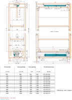 APOTHEKERSKASTGELEIDER EKU CE A300mm*D385mm*R7035*max.170kg-2