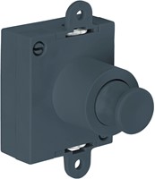 ESPAGNOLETSLOT PUSH-LOCK PA JUNIE CE kunststof antraciet*tweezijdig*zonder schoot*