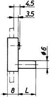 BORGPEN CENTRAALSLUITING HEKNA CE staal verzinkt*voor stang 15x3mm-3