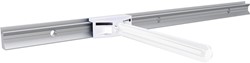 PLANKDRAGERRAIL GEBOORD    MEFF CE aluminium*voorgeboord*zonder dragers