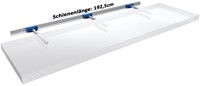 PLANKDRAGERRAIL GEBOORD    MEFF CE aluminium*voorgeboord*zonder dragers-3