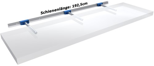 PLANKDRAGERRAIL GEBOORD    MEFF CE aluminium*voorgeboord*zonder dragers-3