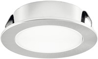 PLAFONDSPOTS LED INBOUW  LES CE aluminiumkleur*195Lum* ø68mm*3st