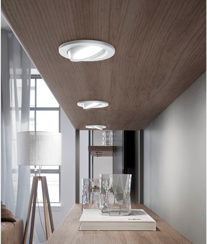 LEDLAMP INBOUW (IH18,5) DOMUSLINE CE rvslook* warmwit 3000K*ø68mm*1st-3