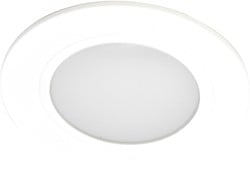 LEDSPOT INBOUW MONO   SIRO CE kunststof wit  *kabel 2000mm*IP20