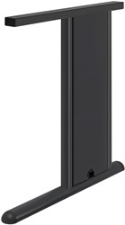 TAFELPOOT C VAST RECHTS MEFF CE staal Ral 7016 Antraciet*H=712mm