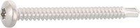PLAATSCHROEF D7504-M MEFF CE met boorpunt *torx*Rvs A2*