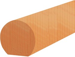 LEUNINGPROFIEL HOUT MEFF CE afgevlakt massief beuken onbewerkt