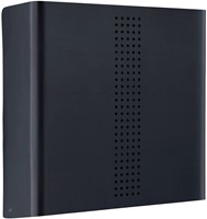 HANDDOEKDISPENCER ONE WAND PROOX CE rvs zwart gecoat*voor +/- 300-400 doekjes*